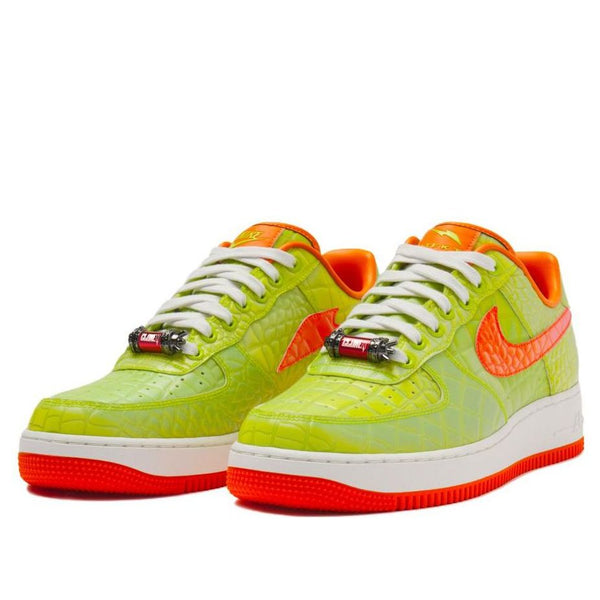 Кроссовки x rtfkt air force 1 low clone x reptile 'edition of 381' Nike, зеленый — фото 3