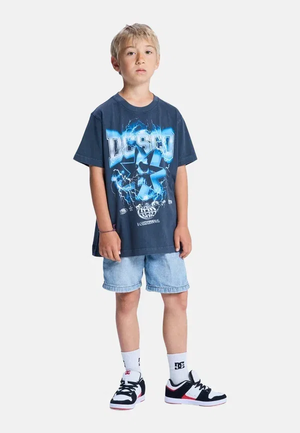 Футболка с принтом Skull Shock Dc Shoes, синий