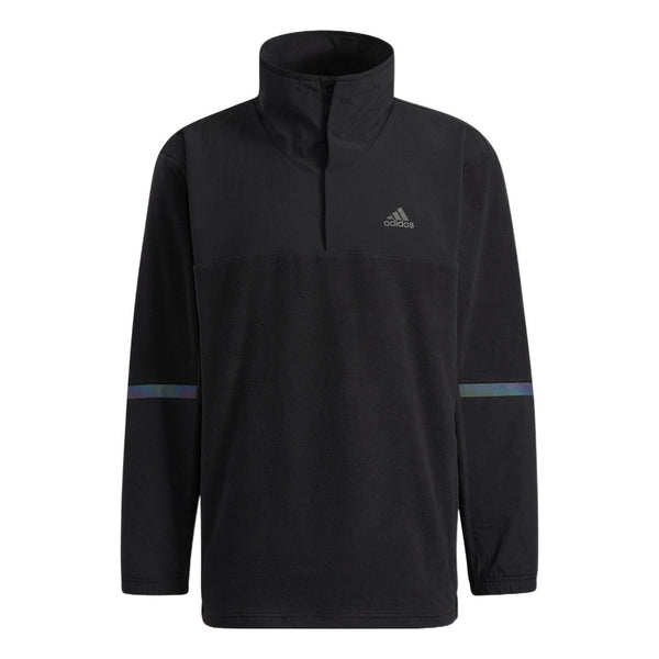 

Толстовка outdoor sports cardigan round neck pullover couple style black Adidas, мультиколор
