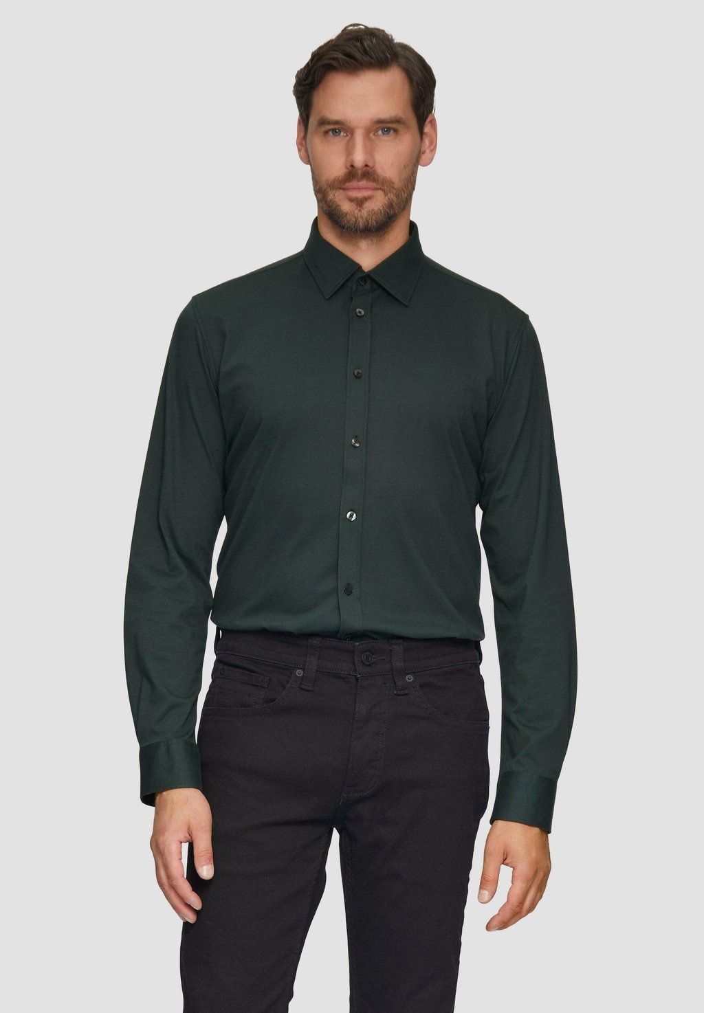 

Рубашка s.Oliver BLACK LABEL, зеленый