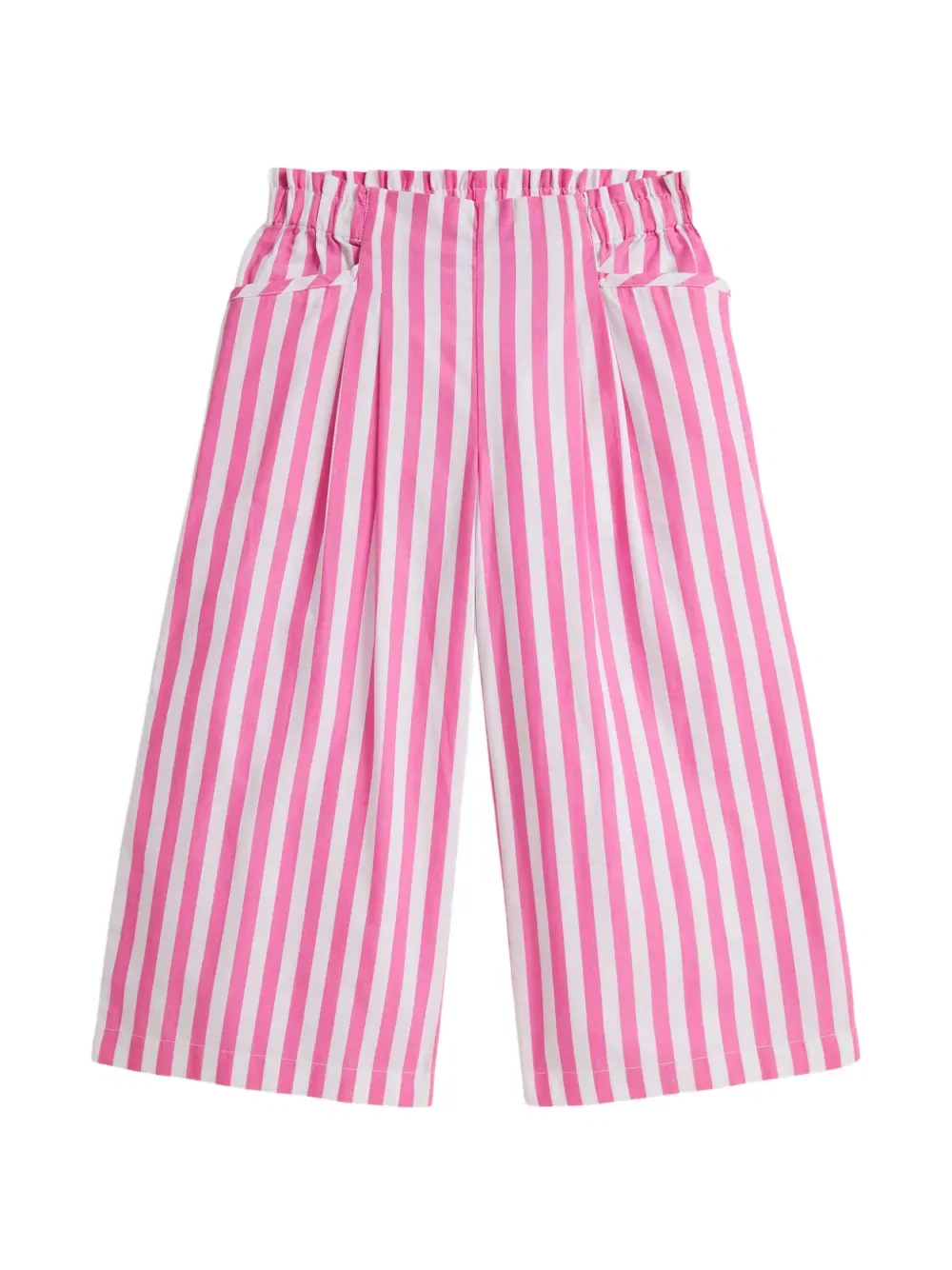 Полосатые брюки на резинке Polo Ralph Lauren Kids, розовый — фото 2