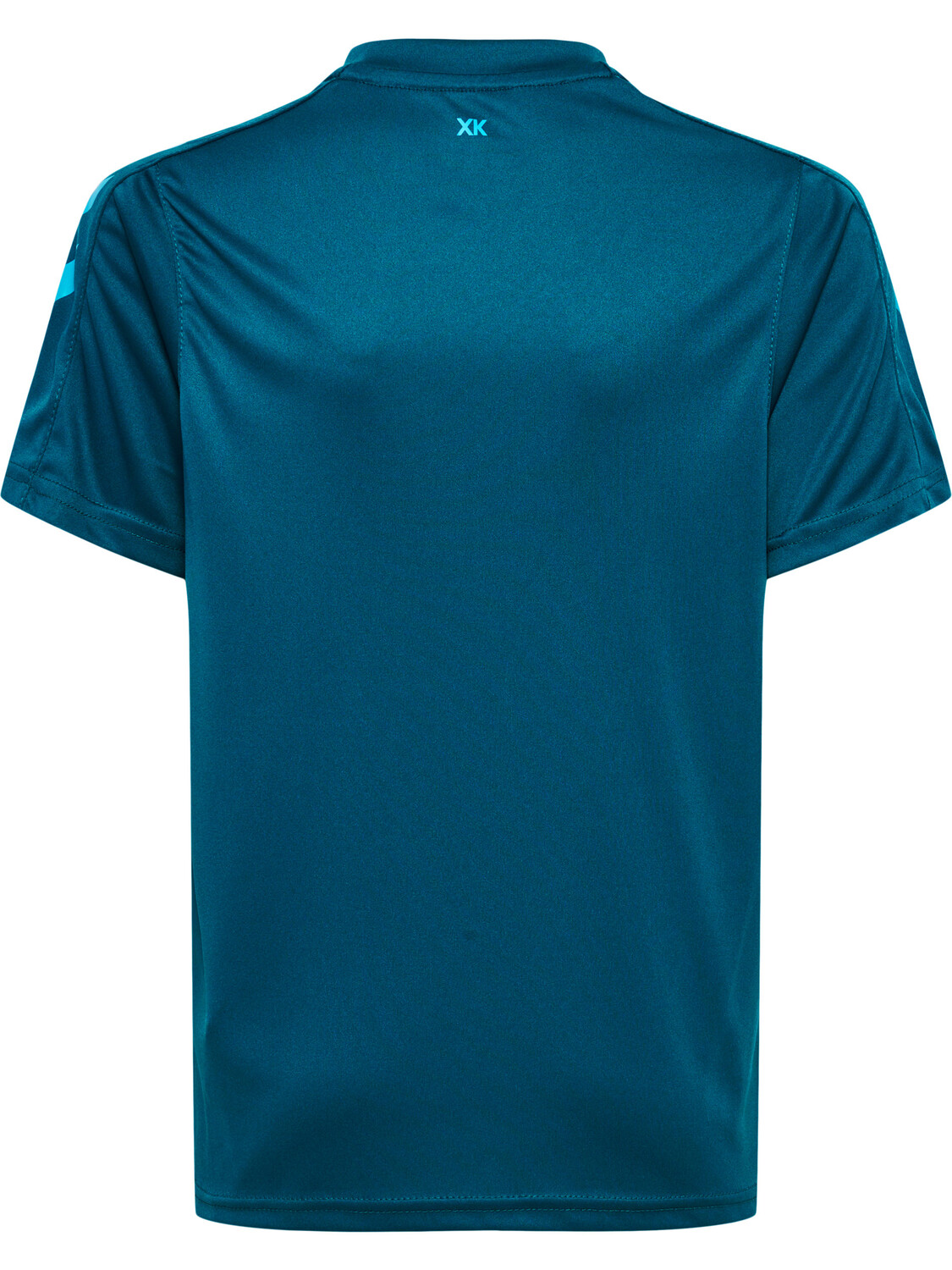 Футболка Hummel Trikot S/S Hmlcore Xk Striped Jersey Kids S/S, цвет BLUE CORAL/BLUE DANUBE — фото 2
