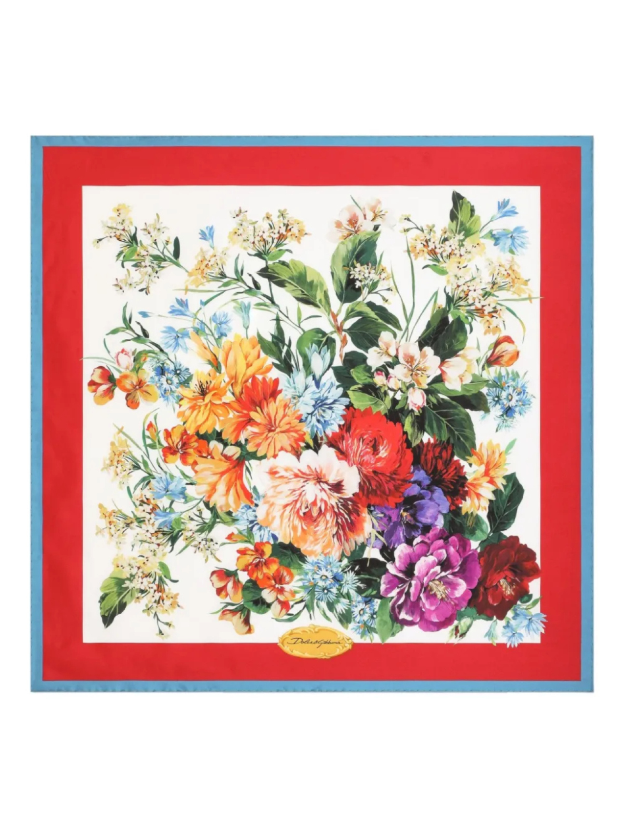 

Dolce & Gabbana шелковый платок, красный