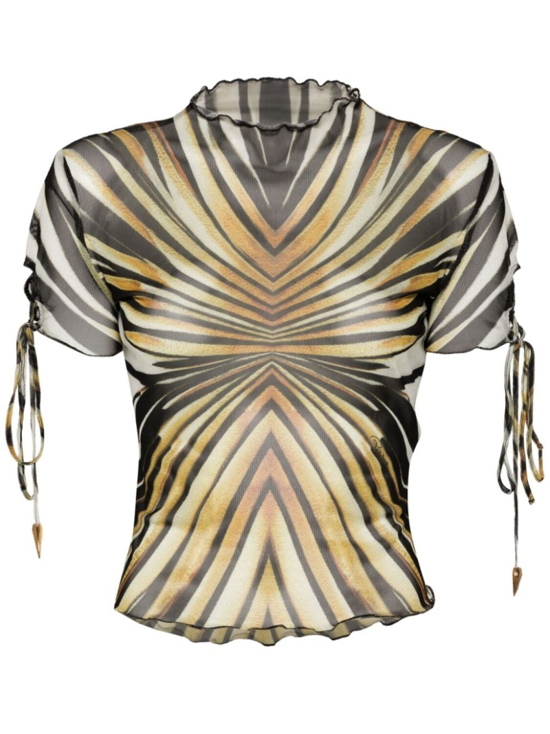 

Roberto Cavalli сетчатая футболка Ray Of Gold