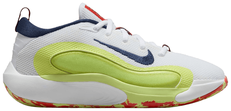 

Кроссовки Nike IsoFly GS 'White Limelight Midnight Navy', белый