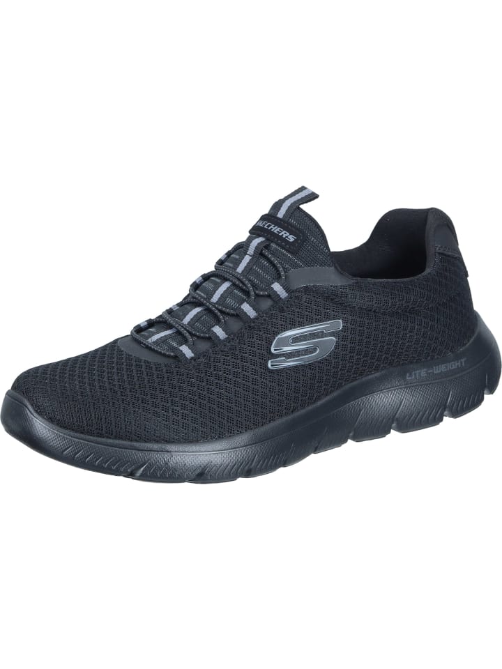 

Кроссовки на шнуровке Skechers, черный
