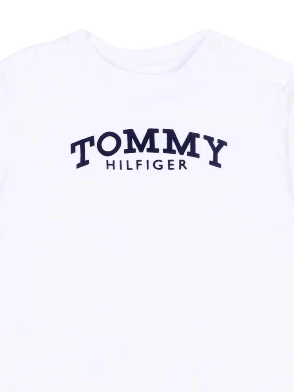 Футболка с короткими рукавами и круглым вырезом Tommy Hilfiger Junior, белый — фото 3