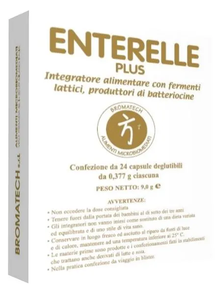 

Enterelle Plus Добавка с молочнокислыми ферментами, 24 капсулы