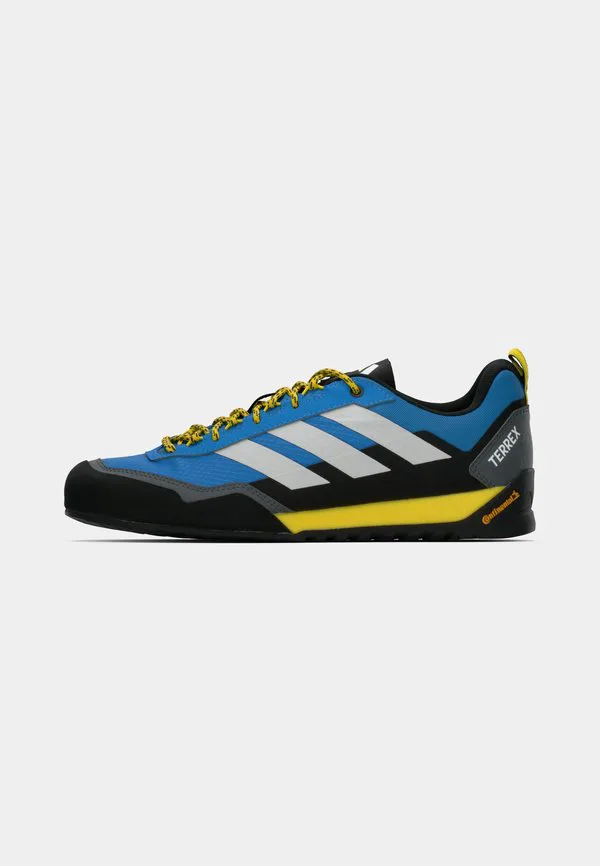 Обувь для одиночного подхода skychaser, походные ботинки Adidas Terrex, Ray Blue/Green One/Core Black — фото 2