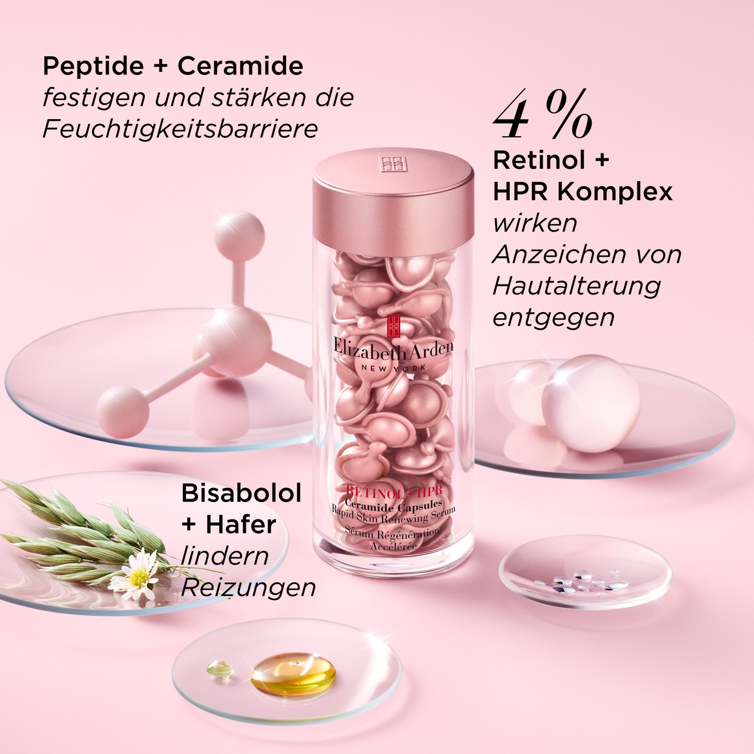 Сыворотка Elizabeth Arden — Для лица ceramide retinol + hpr ceramide capsules , 90 capsules, объем, 28 мл — фото 2