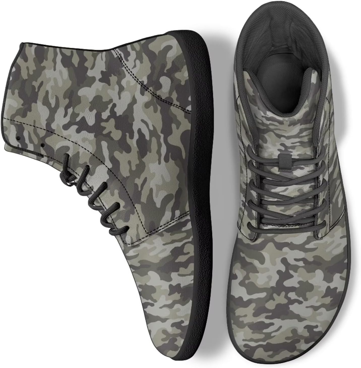 

Кроссовки на высокой подошве с камуфляжным принтом для мужчин и женщин, баскетбольные, теннисные, для бизнеса, прогулок и работы в офисе Ecaestolph, зеленый