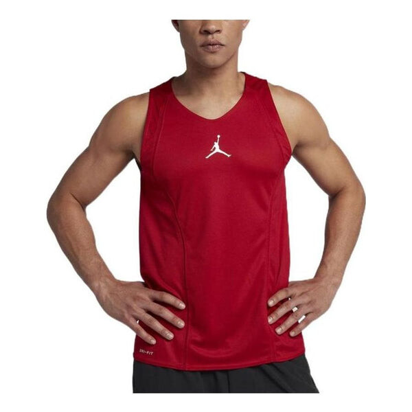 

Майка-Топ с подъемом dri fit Air Jordan, красный