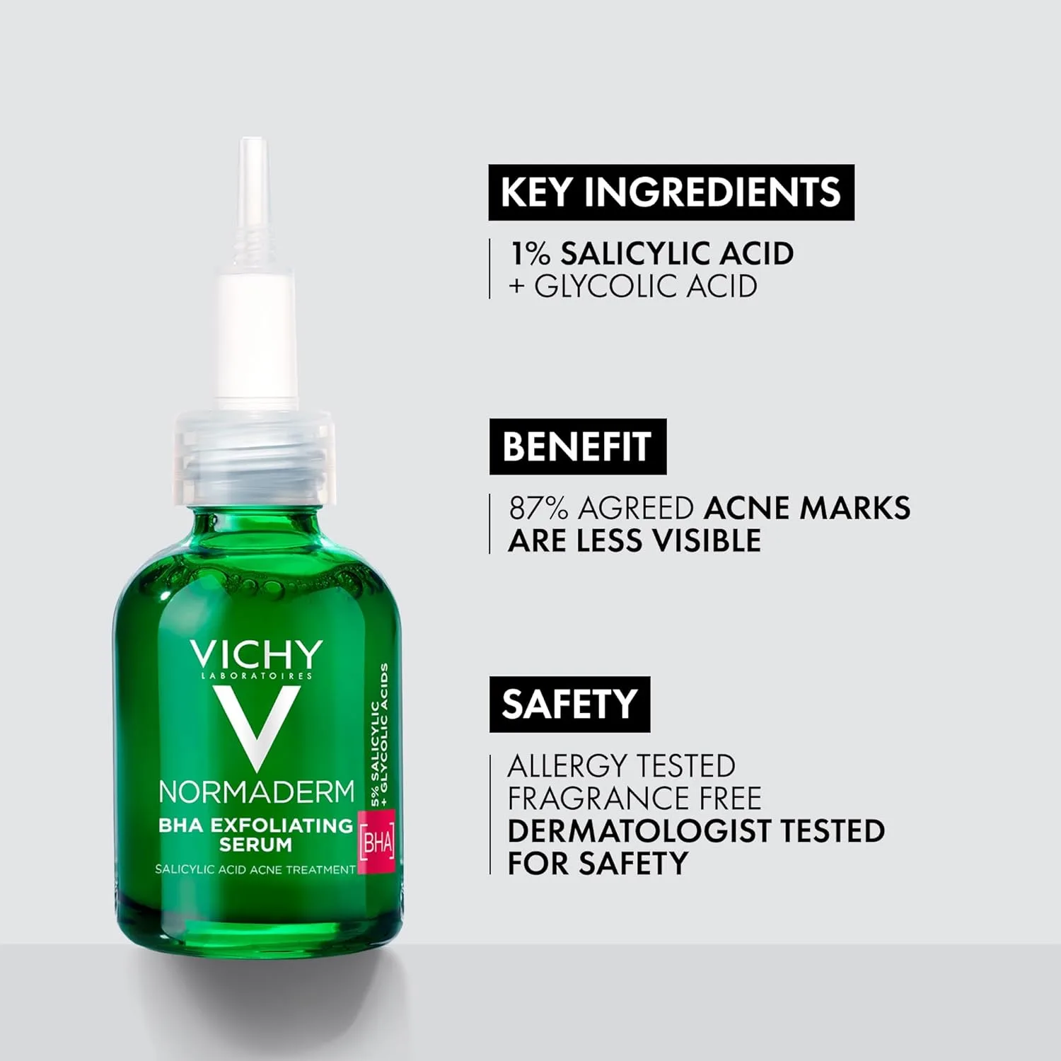 Набор Vichy — LiftActiv B3 сыворотка 5% ниацинамид + гликолевая кислота + транексамовая кислота + пептиды, осветляет темные пятна и — фото 4