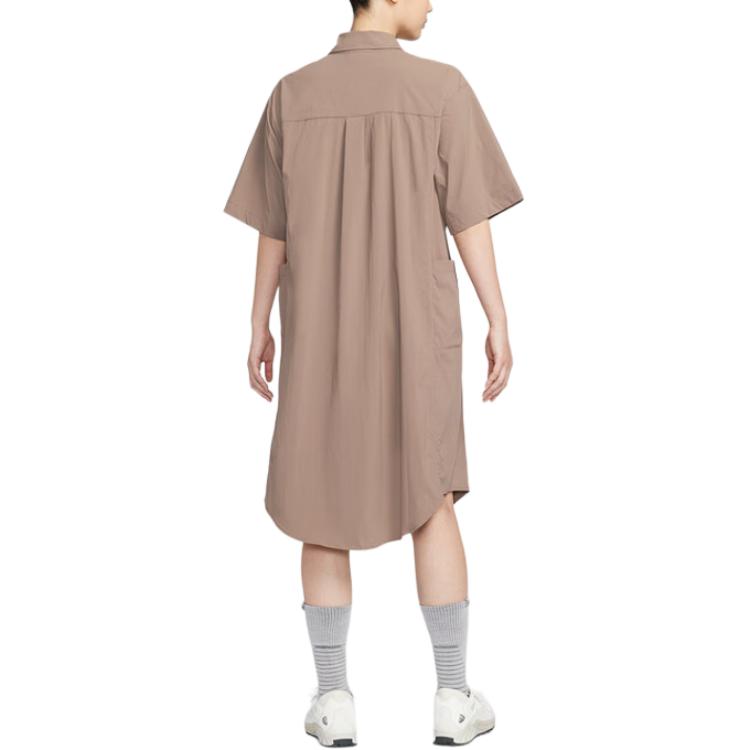 Женское платье 'Orb Weaver' Dri FIT Adv с защитой от ультрафиолета Nike, хаки — фото 3