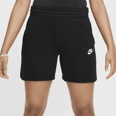 Шорты Nike Sportswear Club Fleece, черный/белый — фото 2