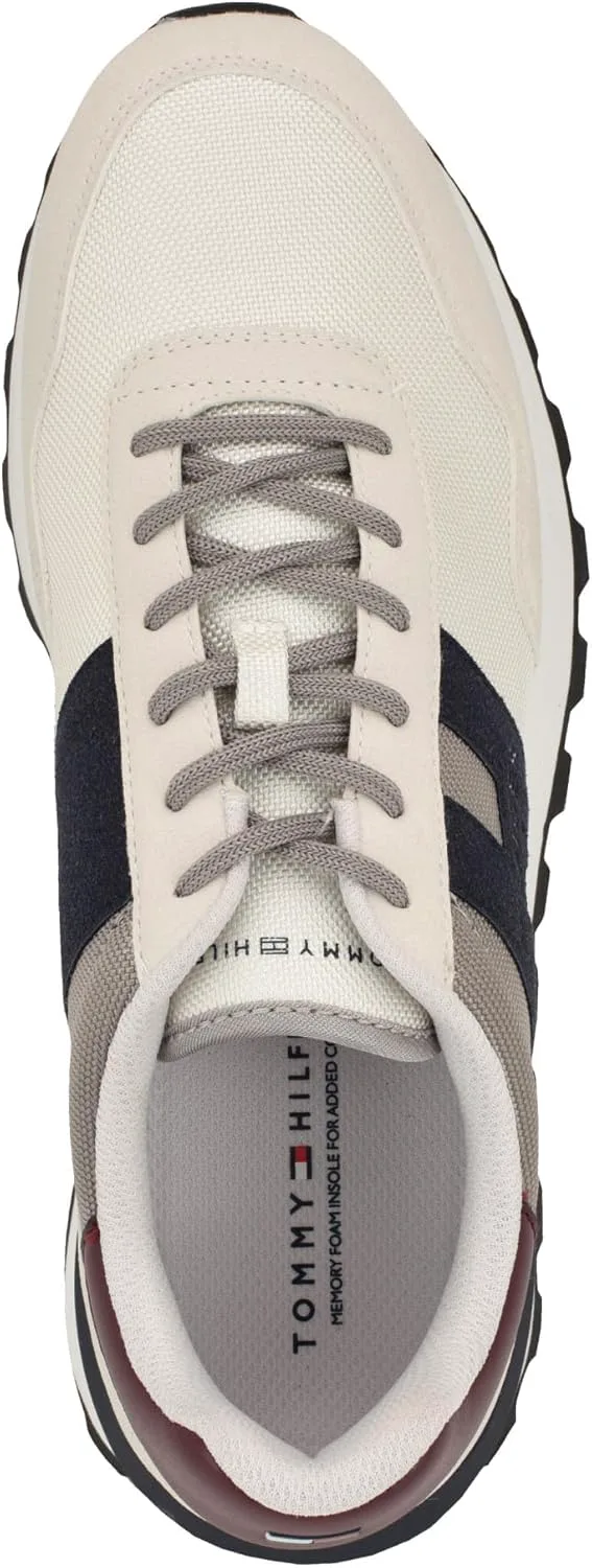 Кроссовки Tommy Hilfiger Mens Gani, светло-серый/кремовый — фото 2