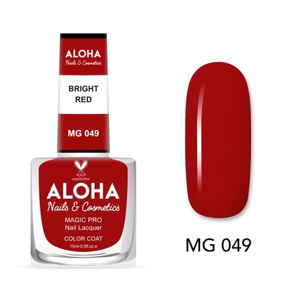

Лак для ногтей Magic Pro 15 мл - Ярко-красный Aloha Nails & Cosmetics