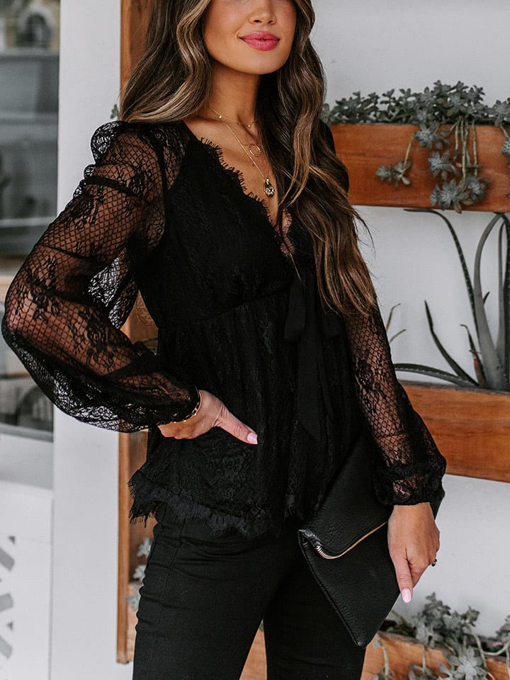 

LA Angels Черная блузка