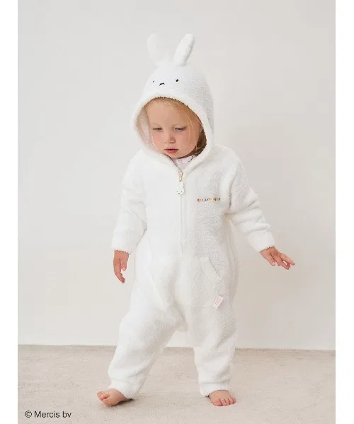 Ромпер детский Dick Bruna BABY MOCO с Миффи и Борисом, офф-белый