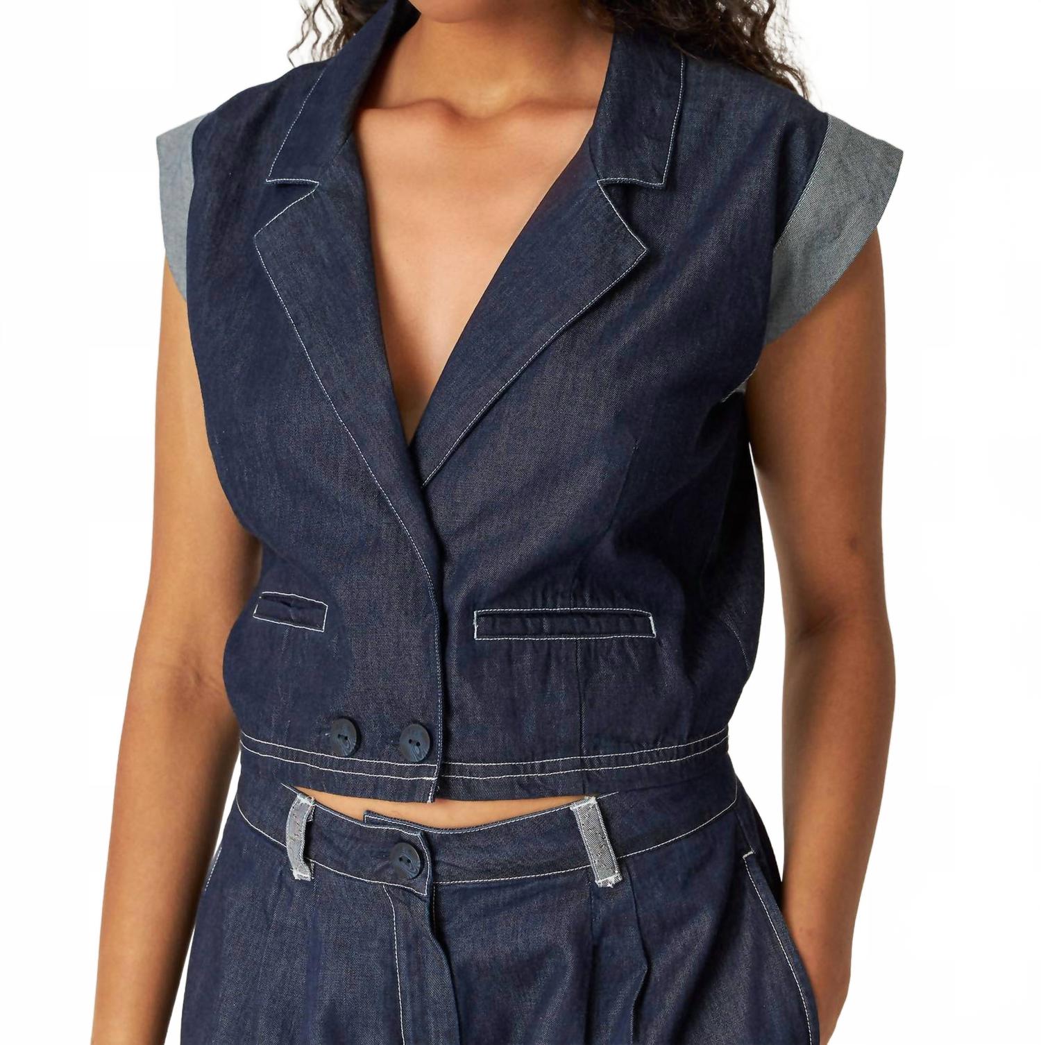 

Iduia Топ из необработанного денима SKFK, Raw Denim