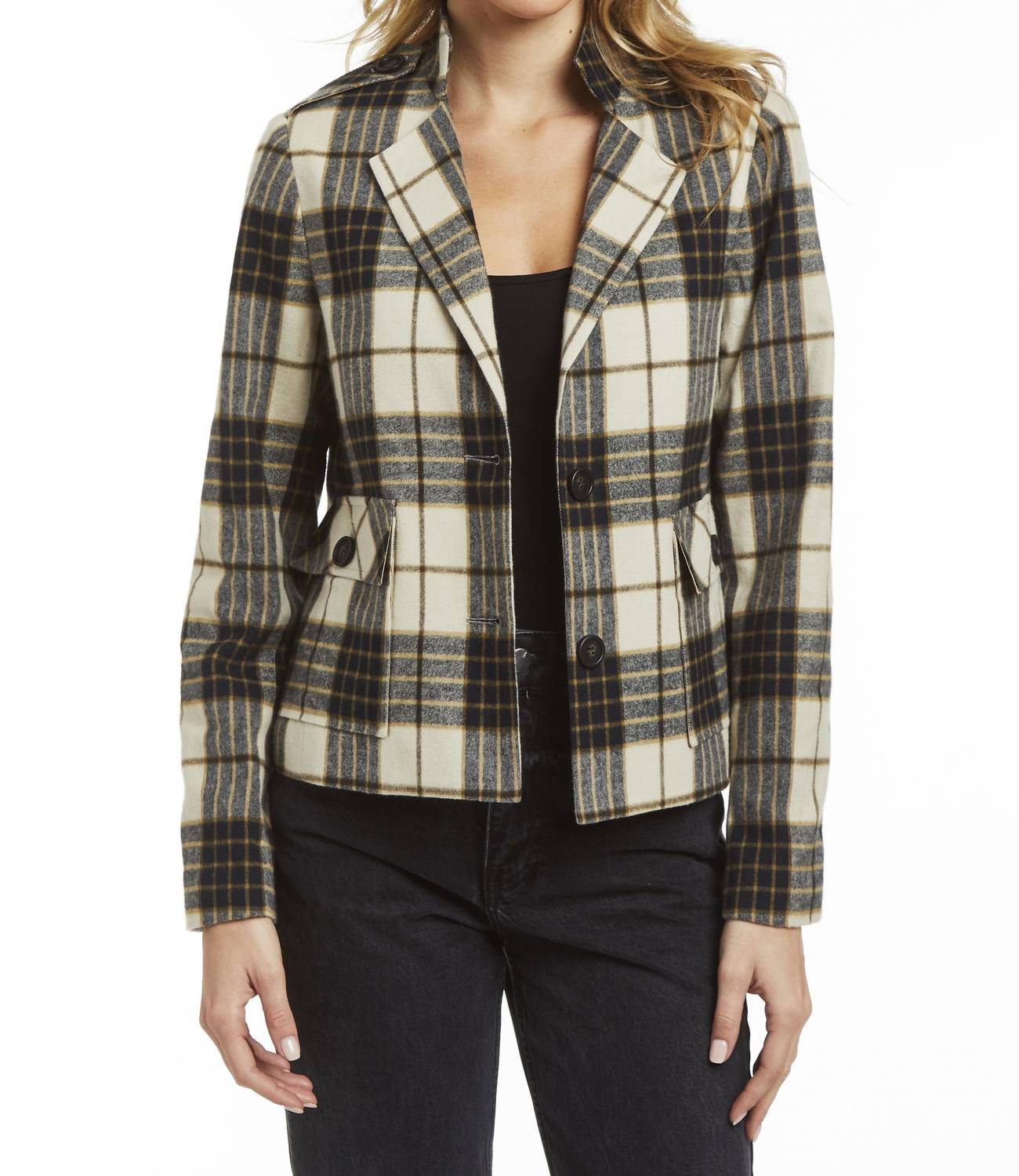 

Куртка-рубашка Fergie Plaid Cream DREW