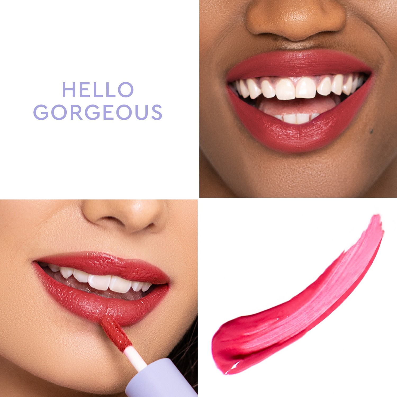 Помада для губ be a v.i.p. velvet liquid lipstick Florence By Mills, hello gorgeous (rose), вес 3.8 гр. — фото 3