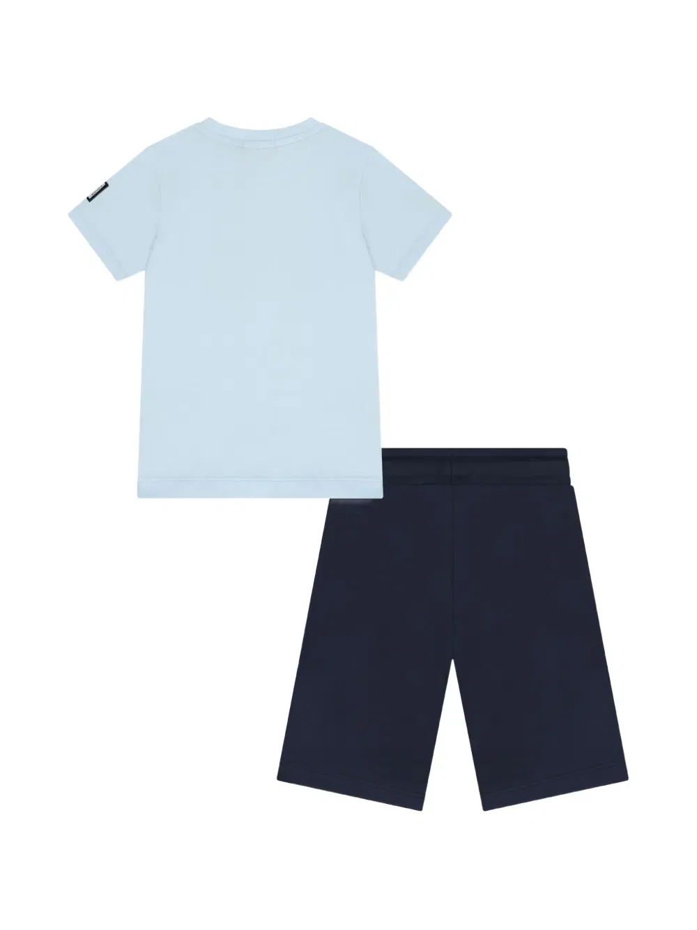 Комплект из футболки и шорт с логотипом Aigner Kids, синий — фото 2