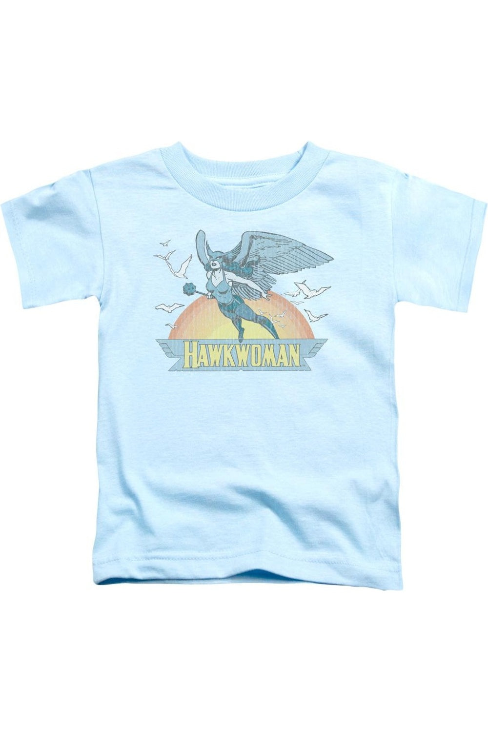 

Футболка с коротким рукавом для малышей Hawkwoman от DC Comics Gildan, светло-голубой
