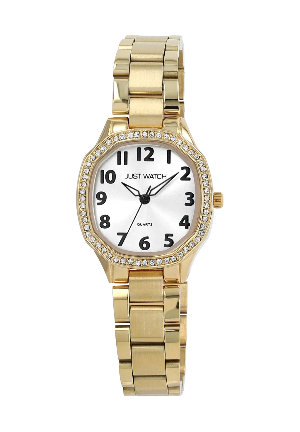 

Часы ELVA BESATZ ELEGANZ FUNKELN MODERN 3 ATM TONNEAU Just Watch, золотой
