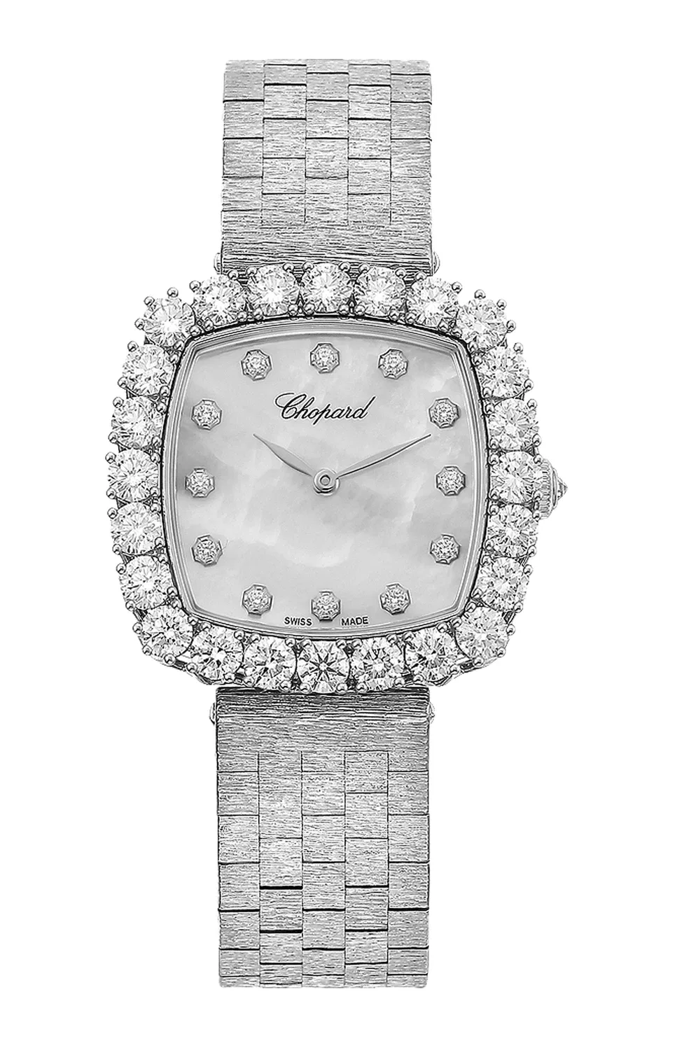 ЧАС АЛМАЗА - 10A386-1106 CHOPARD, серебряный
