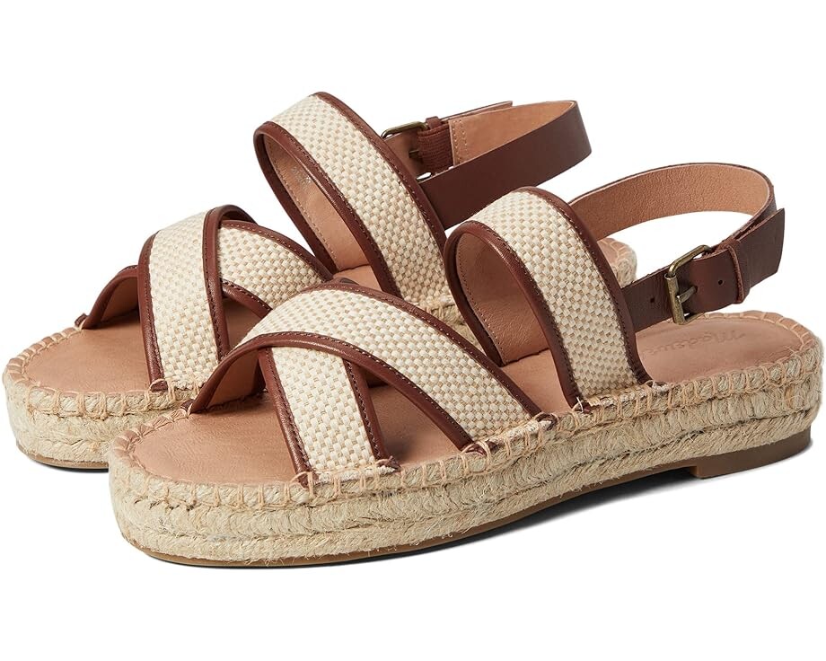 

Сандалии Madewell The Julie Espadrille Sandal, цвет Rich Brown Multi