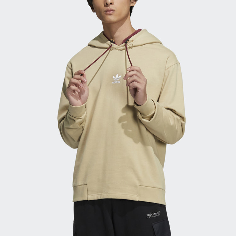 Худи adidas originals Cny Hoody Limited Solid Color Logo Pullover Prairie Brown HC0563 — фото 2