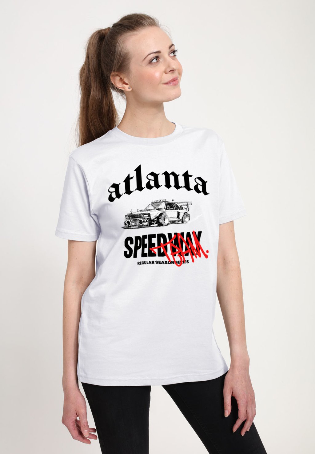 

Футболка с принтом MATT KEELING ATLANTA SPEEDWAY Henry Tiger, белый
