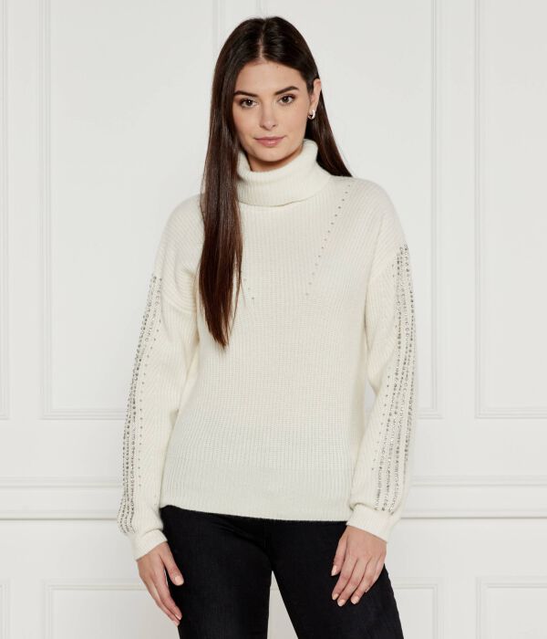 

Водолазка шерстяная Liu Jo Regular Fit, экрю