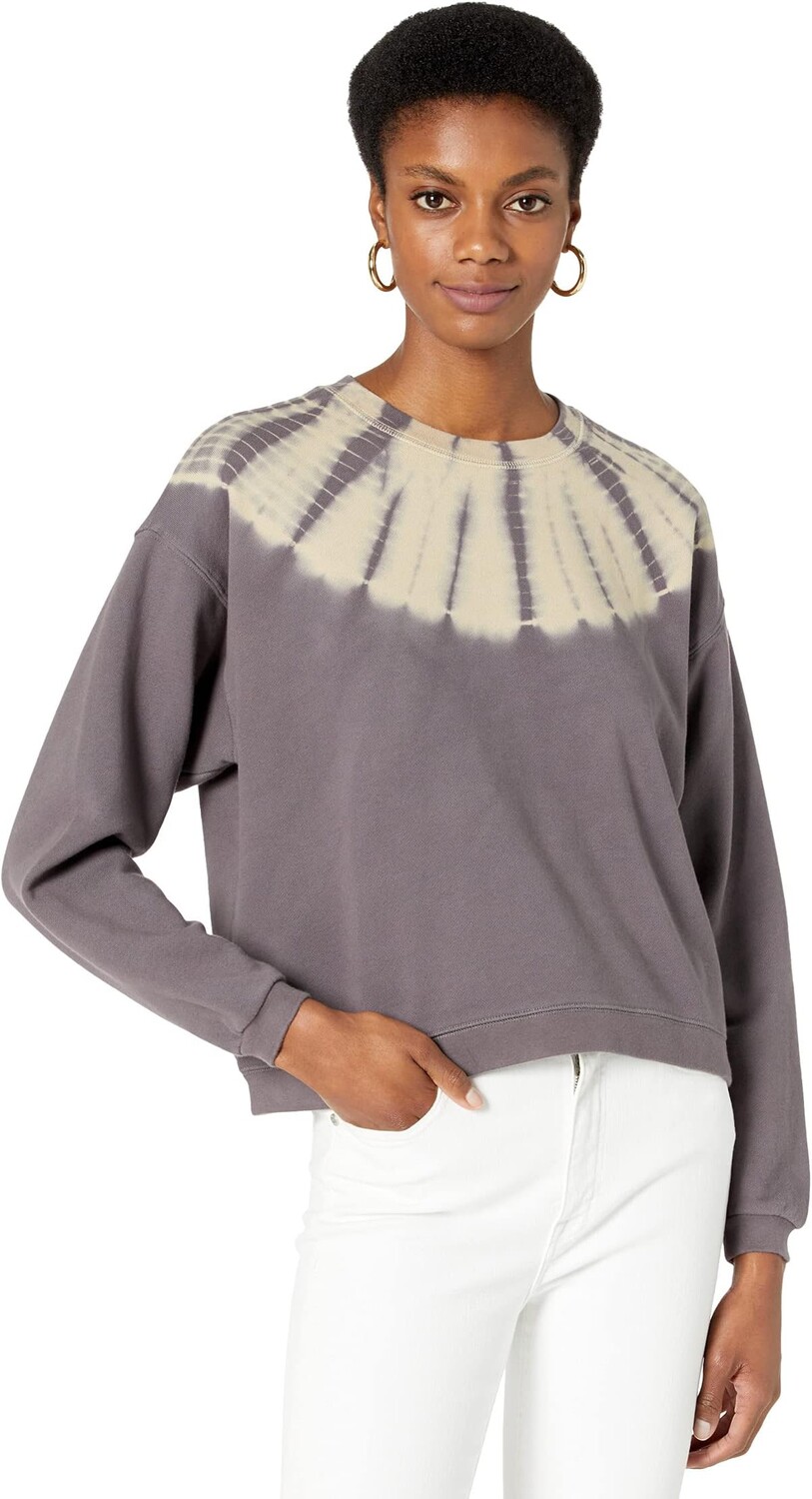 

Толстовка Madewell Tie-Dyesourced Cotton Swing Sweatshirt, цвет Coastal Granite