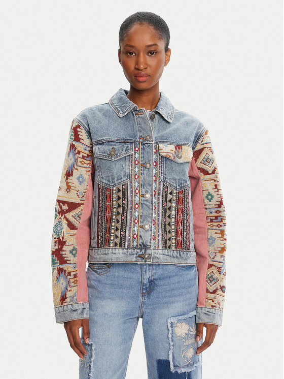 

Джинсовая куртка regular fit Boho 25WWED10 Desigual, мультиколор