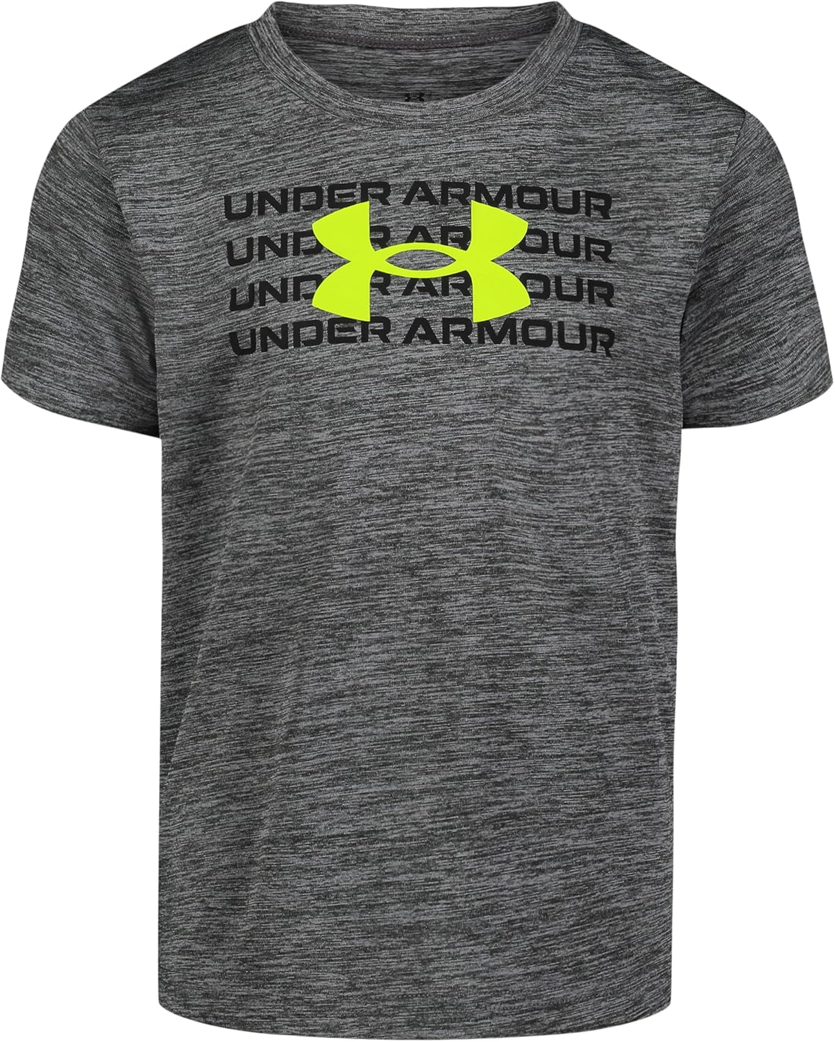 

Футболка Under Armour для мальчиков, круглый вырез, легкая и дышащая, Castlerock Twist Tech