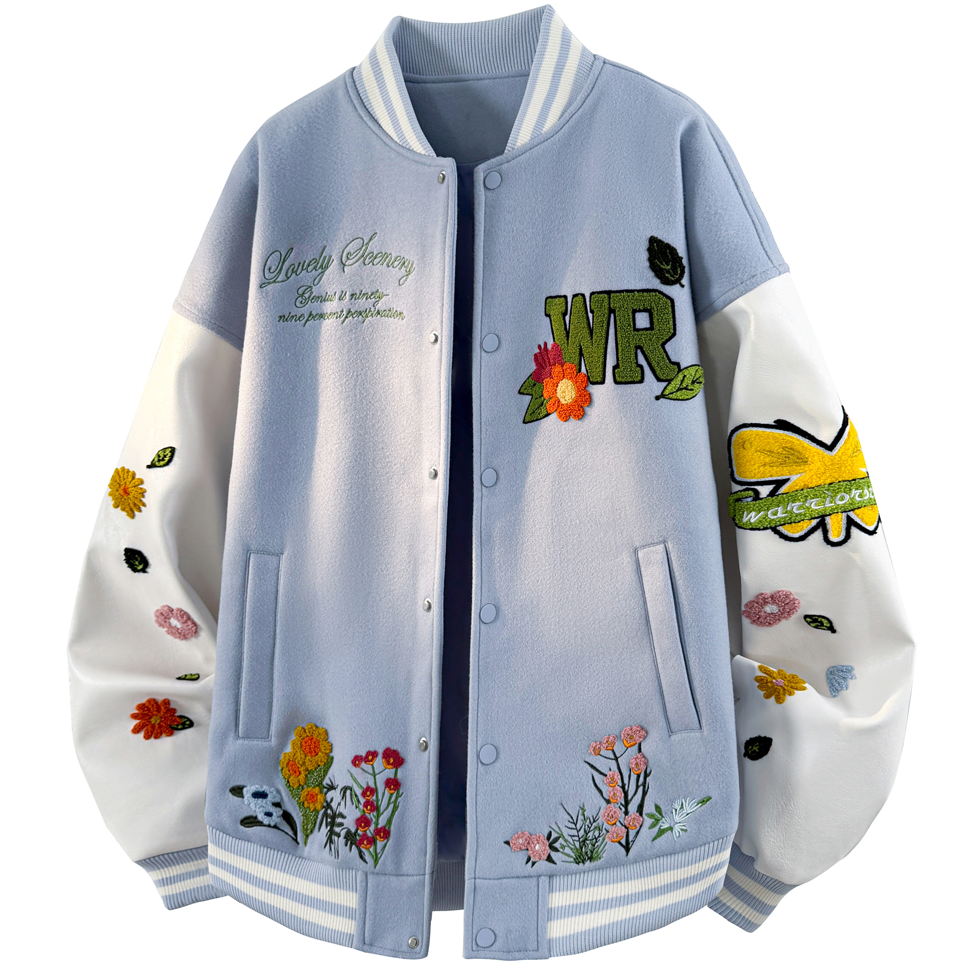 

Бейсбольная куртка женская WARRIOR, светло-синий