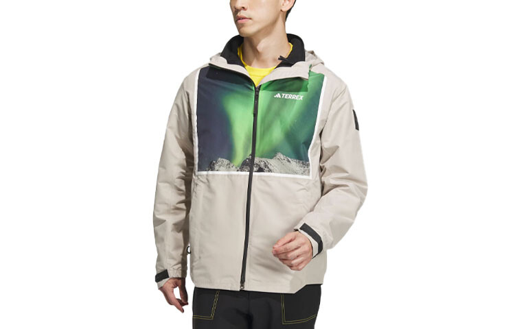 

National Geographic X National Geographic Cobranded Section Jacket Men Wonder Beige/Black Adidas, черный