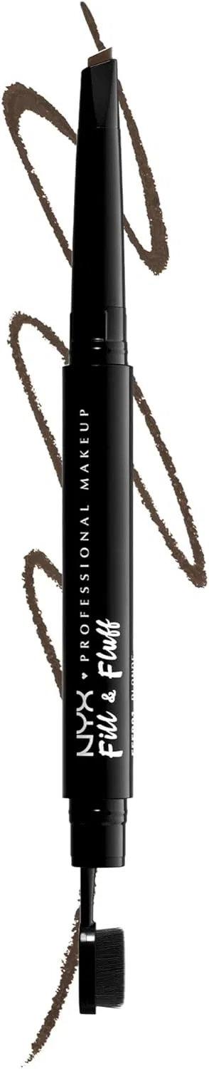 Карандаш для бровей NYX Professional Makeup Fill & Fluff, оттенок Ash Brown