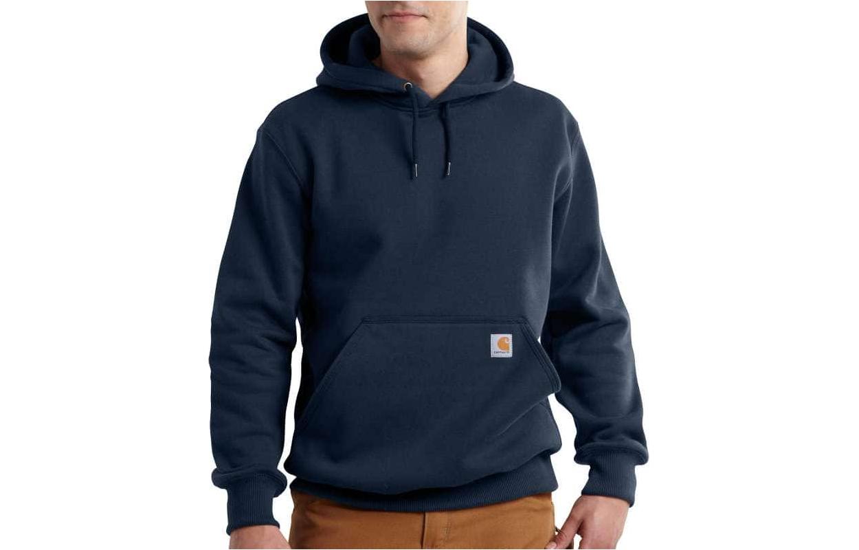 

Футболка Carhartt 100615 RAIN DEFENDER HEAVYWEIGHT HOODIE Свободный крой Мужская Черная