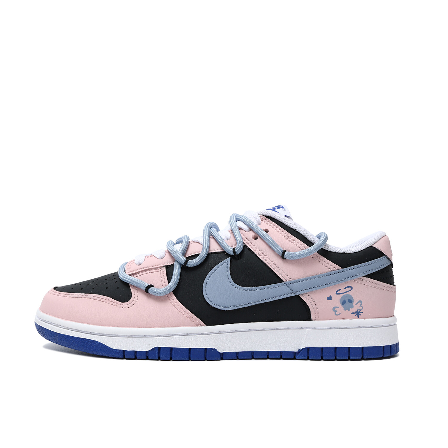 

Кроссовки Nike Dunk Skateboarding Shoes Unisex Low-top Blue, розовый