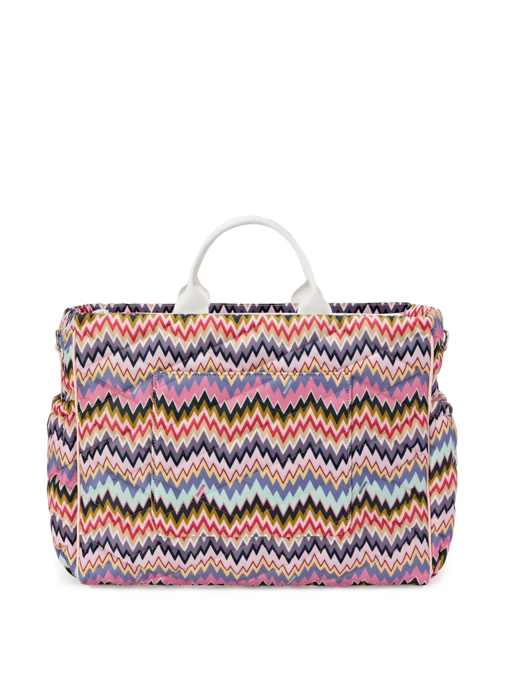 

Сумка с зигзагообразным узором Missoni Kids, розовый