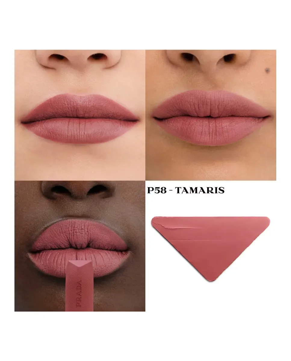 Помада с легкой текстурой и долгим сроком стойкости Monochrome Hyper Matte Prada Beauty, Nudes P58 — фото 3