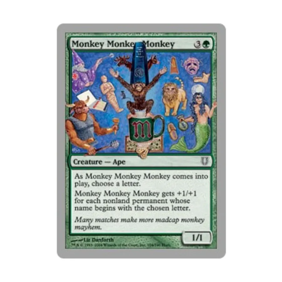 

CCG Обезьяна Обезьяна Обезьяна (С), MTG - Unhinged