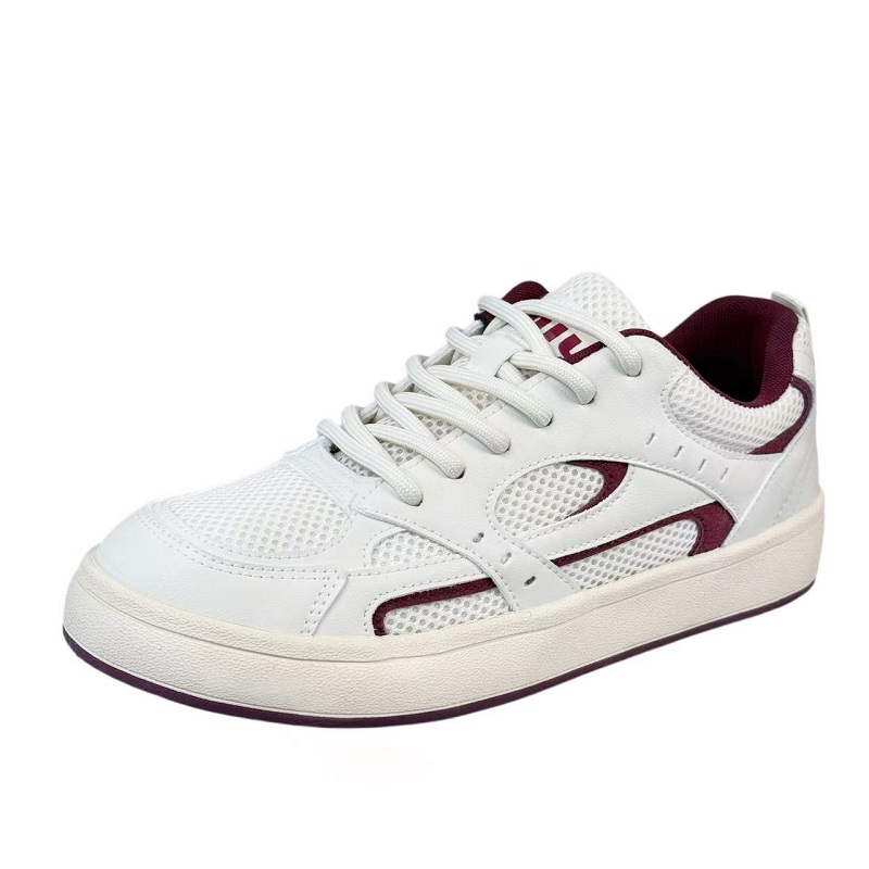 

Кроссовки для скейтбординга мужские, низкие, серые BOREE, Beige Red