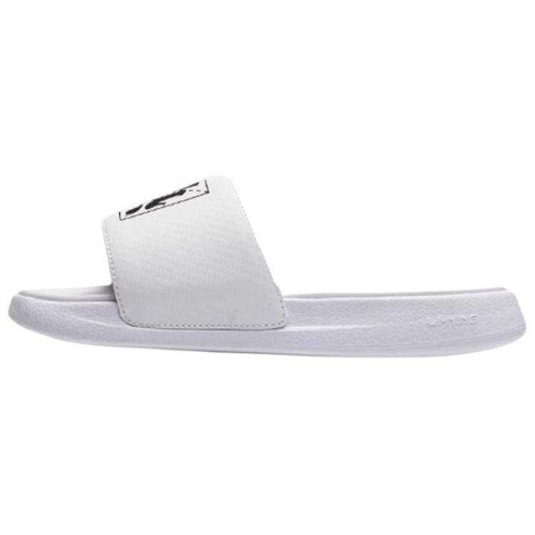 

Слайды LiNing LN Slipper Slip-Resistant Abrasion-Resistant Slide Slippers Men's White Black
