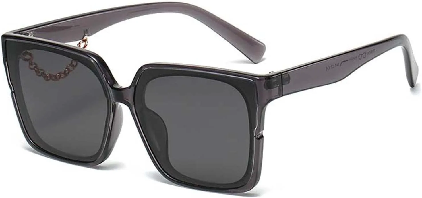 

Женские поляризованные солнцезащитные очки квадратной оправы большого размера, очки для отдыха на природе в большой оправе (Цвет: C, Размер: Средний) MTZJH, B