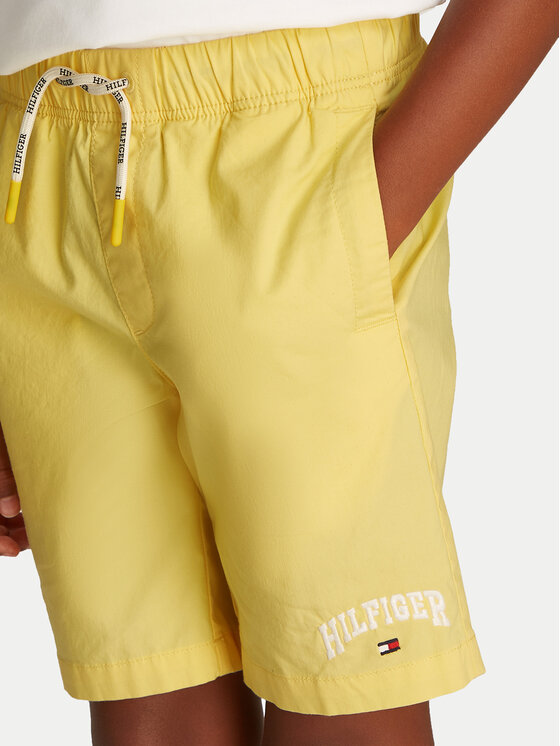 Спортивные шорты обычного кроя KB0KB09642 Tommy Hilfiger, желтый — фото 4
