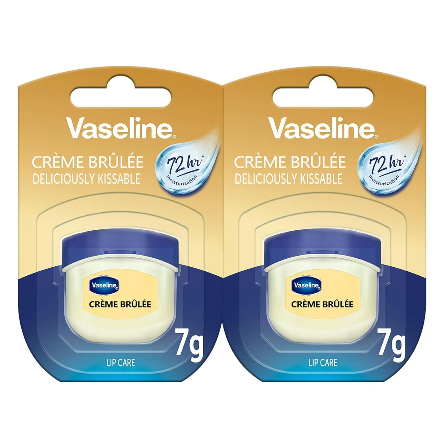 Бальзам для губ Vaseline Lip Therapy Crème Brûlée, 2 x 7 г Vaseline